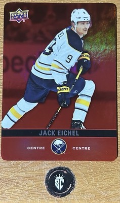 Jack Eichel 2019-20 Upper Deck Tim Hortons Die-Cut #DC-3 Buffalo Sabres