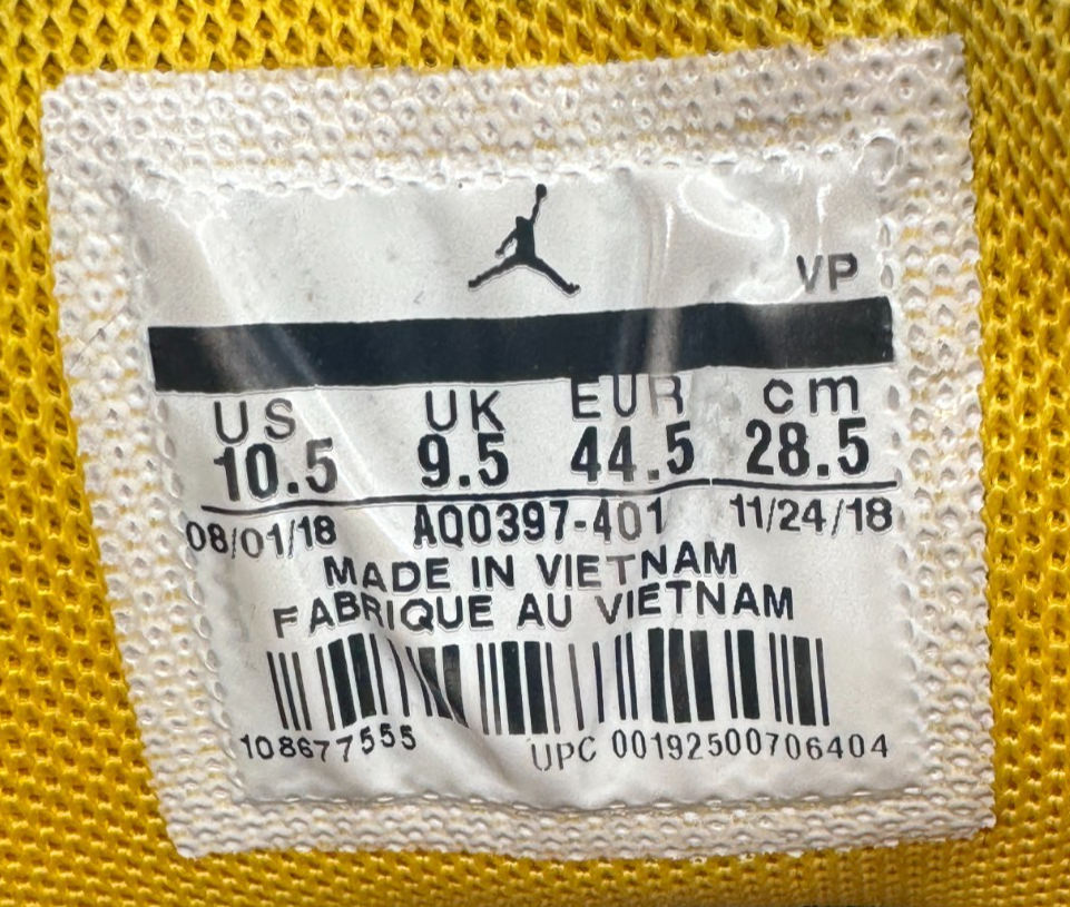Air Jordan Jumpman Hustle AQ0397-401 Mens Sneaker 10.5 White  display picture 1