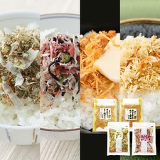 Squid And Kelp Furikake (Rice Seasoning), Plum And Dried Baby Sardines, Hokkaid_