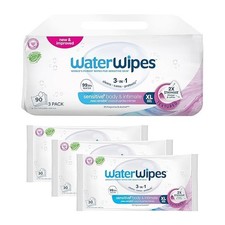 Water Wipes Adult Care Sensitive Wipes, 90ct 3 Packs 