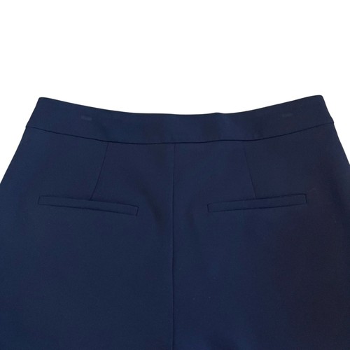 Veronica Beard Renzo Slim Straight Leg Cropped Pants Navy - Picture 11 of 12