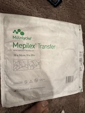 Molnlycke 294599 Mepilex Transfer Exudate Dressing 8x20”, 1 Dressing
