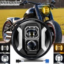 7 Inch Led Headlight With Drl Hilo Beam Ring Headlamp Turn Signal Motorcycle 7 Inch Led Headlight With Drl Hilo Beam Ring Headlamp Turn Signal Motorcycle