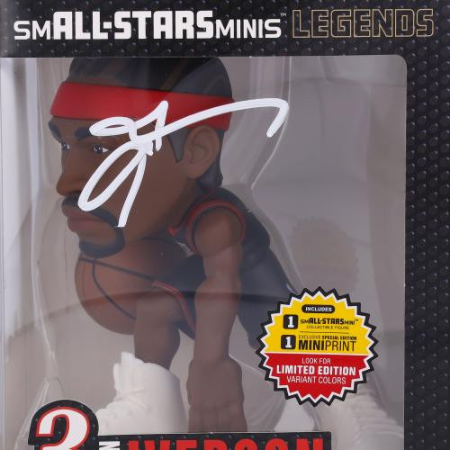 Allen Iverson Philadelphia 76ers Signed smALL_STARS 6" Figurine - Picture 2 of 2