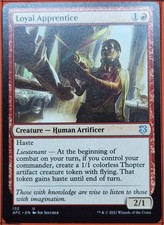 MTG - 1x Loyal Apprentice - ( Commander: Adventures in the Forgotten Realms  )
