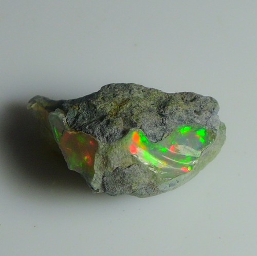 Black Opal Rough 24.10 Cts Natural Ethiopian Welo Opal Raw Fire Jwelleery Grade - Picture 7 of 7