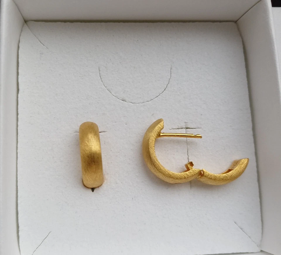 Heide Heinzendorff - Creolen - goldfarben -  - Bild 4 von 4