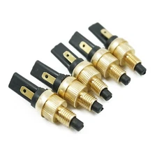 5x 6mm Copper Motorcycle Brake Light Tail Light Front Rear Brake Clutch Switch