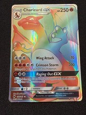 CHARIZARD GX SECRET RAINBOW RARE 150/147 SM03 BURNING SHADOWS on eBay