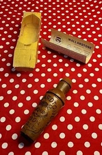 VINTAGE MALLARDTONE WOODEN COON CALL WITH BOX AND INSTRUCTIONS 