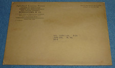 1950s US Postal Cover Envelope West Virginia University College of Agriculture