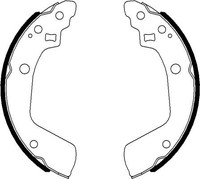 Bremsbackensatz Bremsbacken Hinten FüR Suzuki Swift III MZ EZ