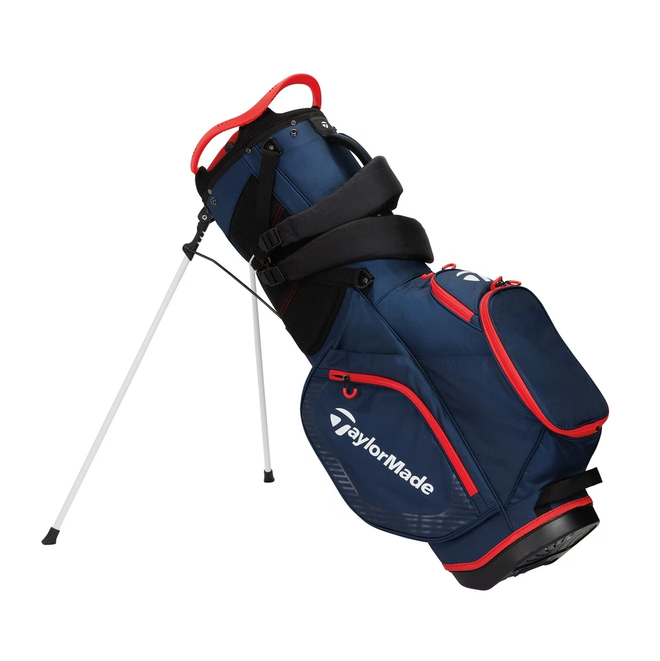 Bolsa de golf TaylorMade Pro 2023 rojo marino de pie Foto 4 de 4