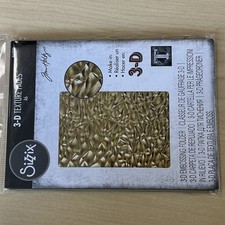 Sizzix 3-D Texture Fades Crackle A6 Embossing Folder Tim Holtz 664171
