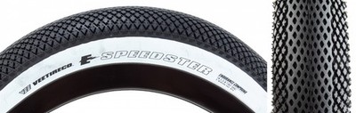Vee-Rubber Speedster 20inx4.0 Tire - Black/White (BV31614) for