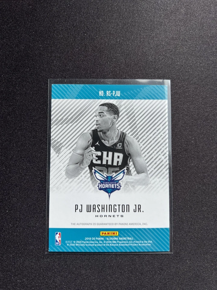 2019-20 Panini Illusions - PJ Washington Jr. #165 Rookie Signs RC Autograph - Image 2 of 2