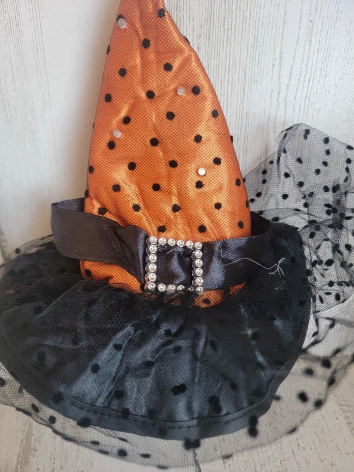Bruja Parpadeante Diadema Halloween Adulto Diadema Disfraz Pieza Foto 3 de 4