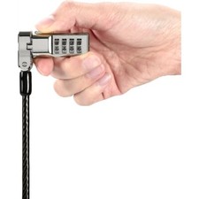 Kensington K62316WW 5.5Ft Universal 3-in-1 Ciombination Resettable Steel Lock