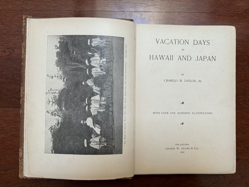 VACATION DAYS IN HAWAII AND JAPAN by TAYLOR, JR. - HB 1898 1st EDITION ANTIQUE - Picture 7 of 14