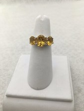 Sterling Silver Citrine ring size 6