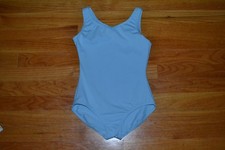 Capezio CC201C Youth Large Light Blue High-Neck Tank Leotard NEW