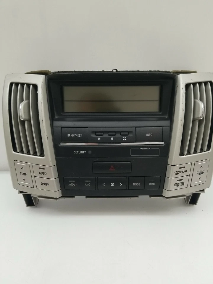 07 - 09 Rx350 Electronic Auto Heat Ac Climate Control No Navi Screen W Vents Oem - Image 3 of 4