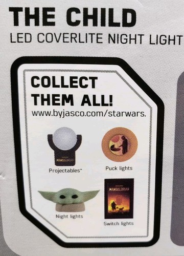2021 Disney Star Wars "The Mandalorian" "Grogu The Child" Covered Nightlight New - Picture 17 of 24