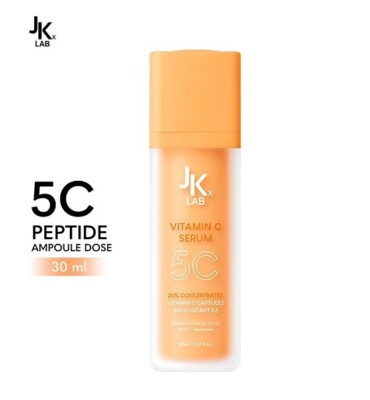 JKxLAB 5C Peptide Ampoule Dose Vitamin C Brighten Skin Reduce Redness Dark Spots