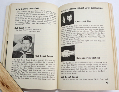 BSA 1943 Cubmasters Packbook & 1951 Den Chiefs Denbook Boy Scouts of America Vintage - Bild 24 von 24