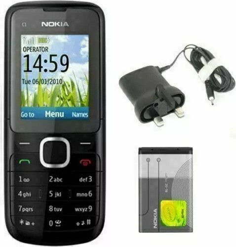 Brandneu Original Nokia C1-01 dunkelgrau entsperrt Handy klassisch GSM verpackt - Bild 7 von 11