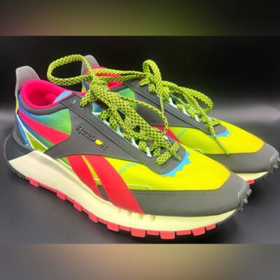 Reebok- Jelly Belly CL Legacy Mix Collaboration- Mens size: 9,‎ Some creasing Reebok Jelly Belly x Classic Leather Legacy Flavor Mix for  main image 2