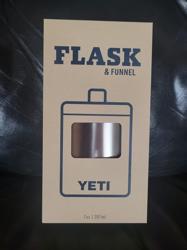 NEW YETI Stainless Steel Flask & Shot Glass Set w Case x4 RARE LIMITED SOLD OUT! - Picture 5 of 15