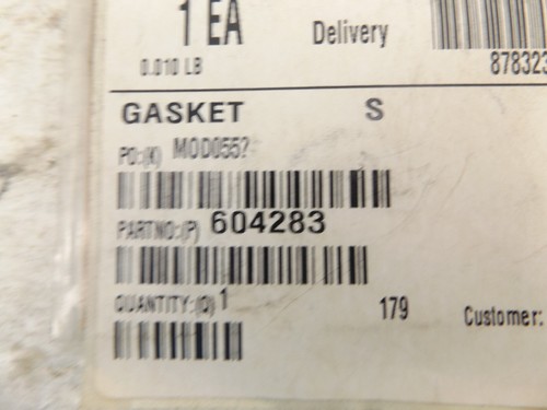 OEM NOS Toro Lawn Boy Lawn Mower Carburetor Gasket 604283 - Picture 2 of 3