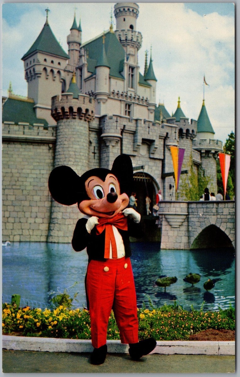 Mickey Mouse In Fantasyland Disneyland California 1-323 Postcard Mickey Mouse In Fantasyland Disneyland California 1-323 Postcard