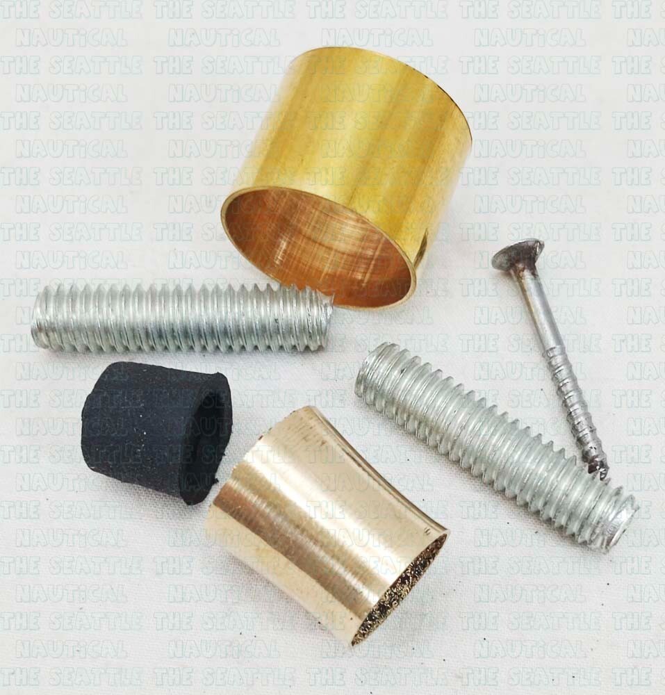 Solid Brass Spare Rubber Tip, Stud, Pipe for Wood… - image 9