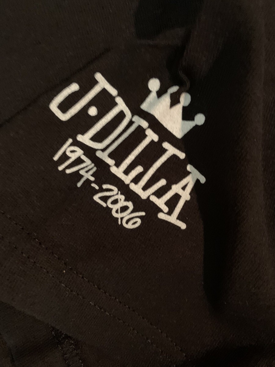 J DILLA X STUSSY collaboration Black t shirt L RARE, AUTHENTIC