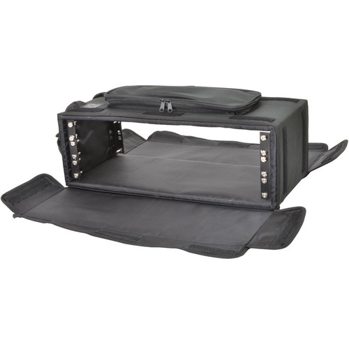 19" 3U Shallow Rack Mount Transit Carry Bag Patch Panel Case DJ Mixer Audio - 第 2/2 張圖片