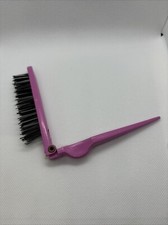 Vintage Brush Foldable usa boar bristle USA Pink