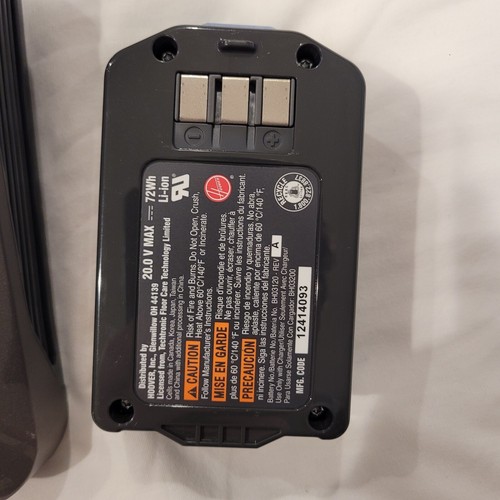 Genuine Hoover Lithium Life 20V 72Wh Liion Battery BH03120 & Charger