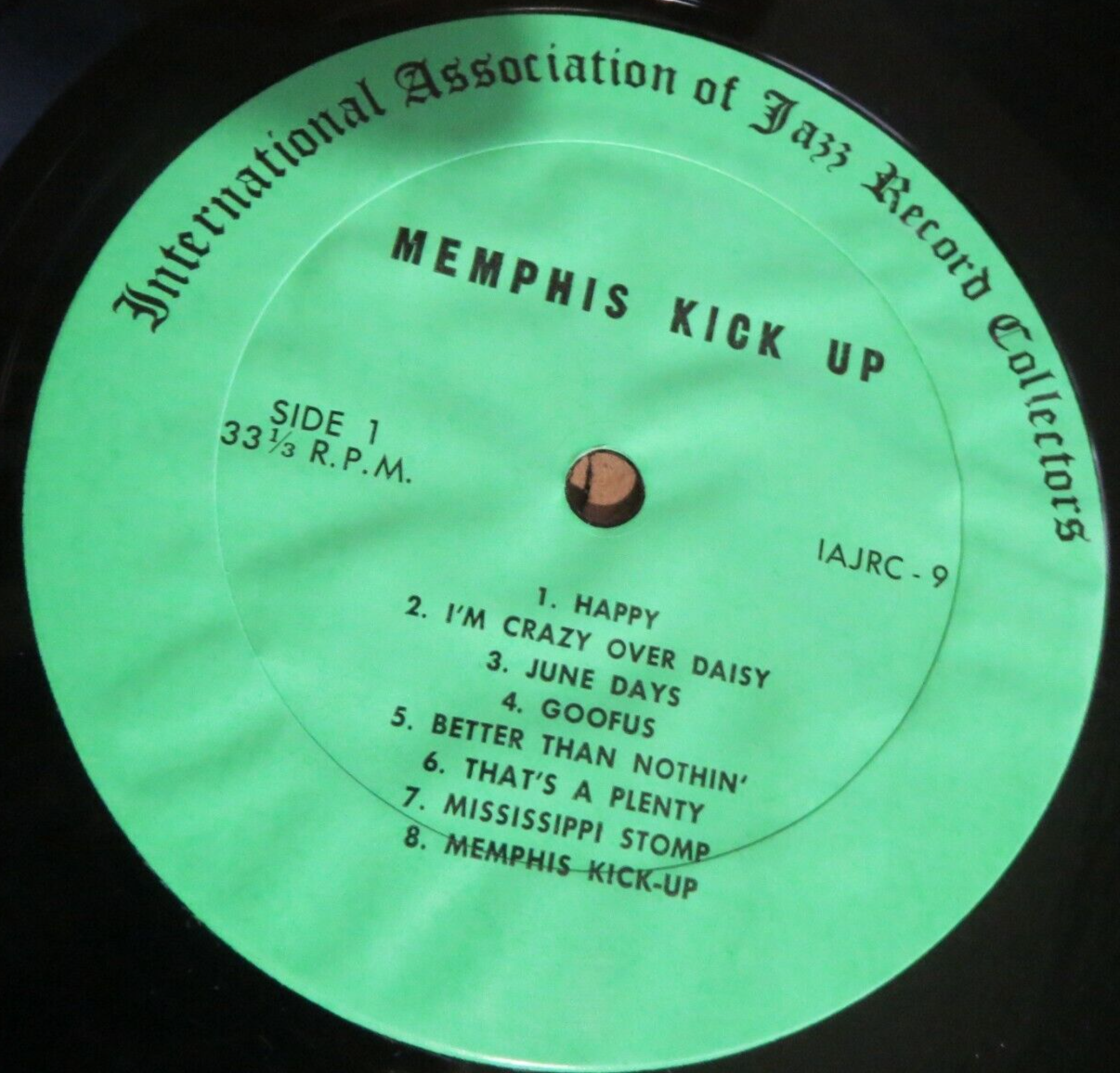 33RPM IAJRC 9 Memphis Kick Up, high grade, above average E to E- or V++ ...