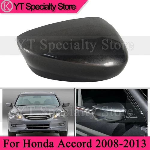 For Honda Accord 2008-2013 Dark Gray Rearview Door Wing Mirror Cover Cap RH