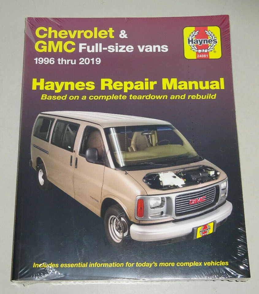 Reparaturanleitung Chevrolet Express Van + GMC Savana, Baujahre 1996 - 2019 - Bild 1 von 1