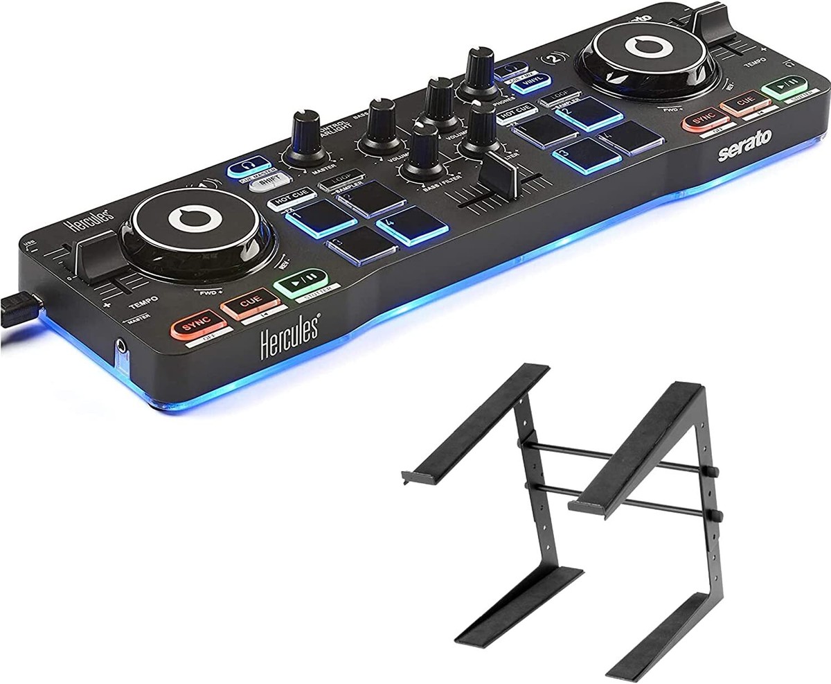 Hercules DJ Control Starlight Compact Controller + Stand | eBay