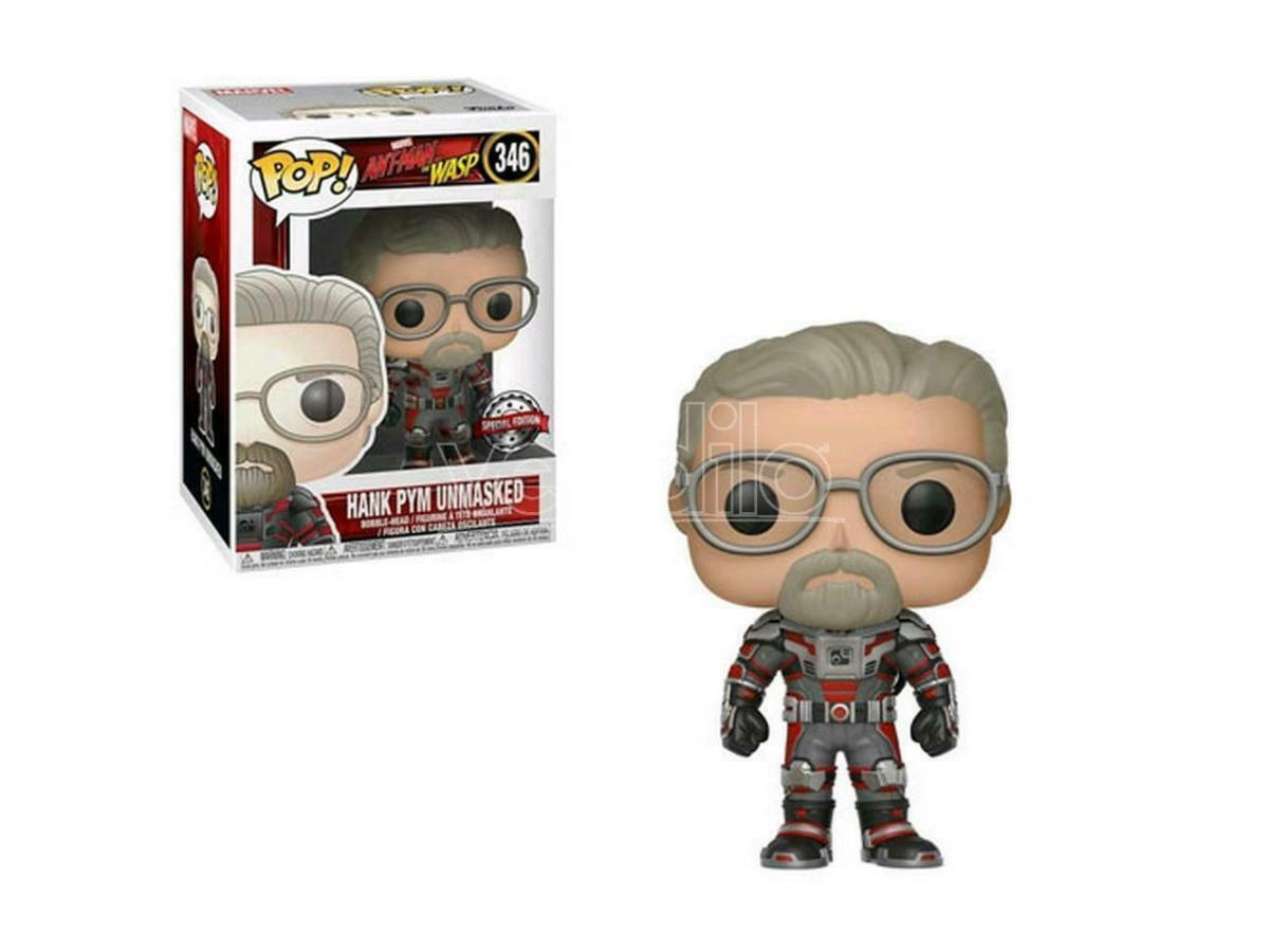 Ant-Man & The Wasp Funko POP Marvel Vinile Figura Hank Pym no maschera Edizione