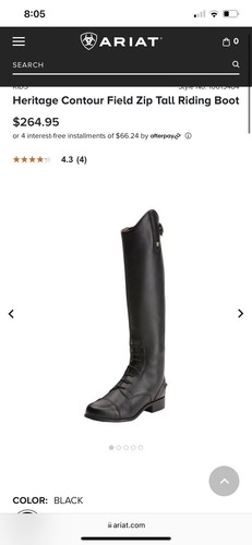 ariat equestrian riding boots | eBay