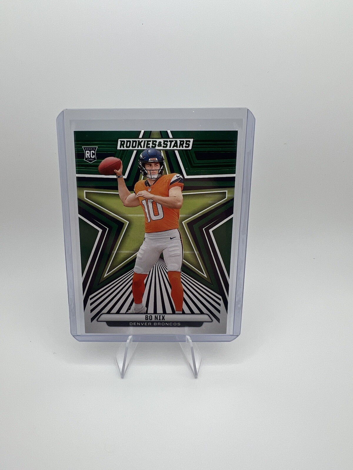 2024 Panini Rookies & Stars - Rookies Bo Nix #108 Green (RC)