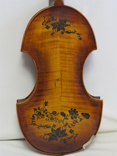 Estilo barroco canción maestro 5 cuerdas violín 4/4. Bonito dibujo floral #13875 - Imagen 4 de 10