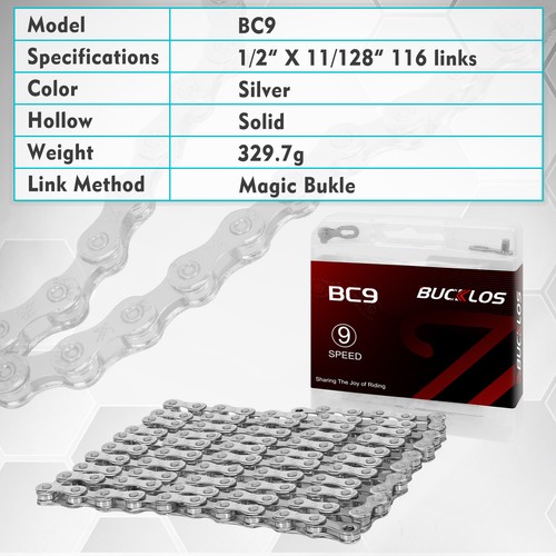 for Shimano 8/9/10/11/12 Speed Cassette 11-52T MTB Bike Road 116/126 Links Chain - Picture 209 of 230