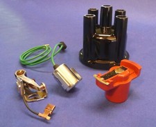 VW Käfer Verteilerkappe + Finger + Kondensator + Unterbrecher SET  020-0749-2   