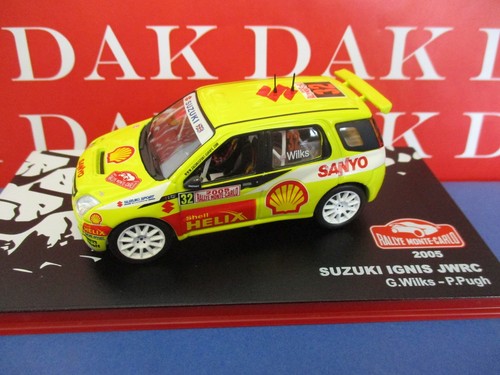 Die cast 1/43 Modellino Auto Suzuki Ignis JWRC Rally Monte Carlo 2005 J. Wilks - Foto 2 di 4